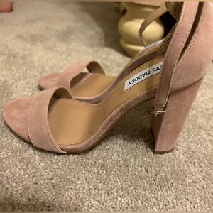 Steve Madden Carrson Mauve Suede Heels Size 7